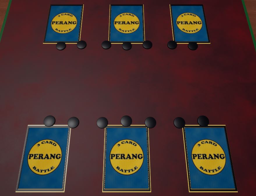 Picture of the Perang Board in Unreal Engine